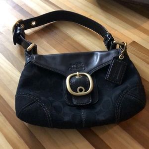 Black coach purse